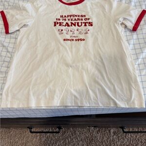 Uniqlo Peanuts 75th Anniversary T-Shirt unisex size large